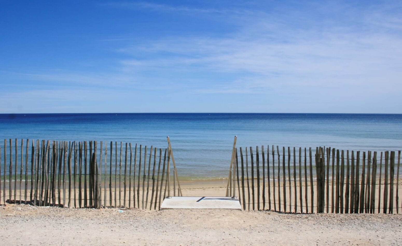 Le chemin de la plage de Cavalaire