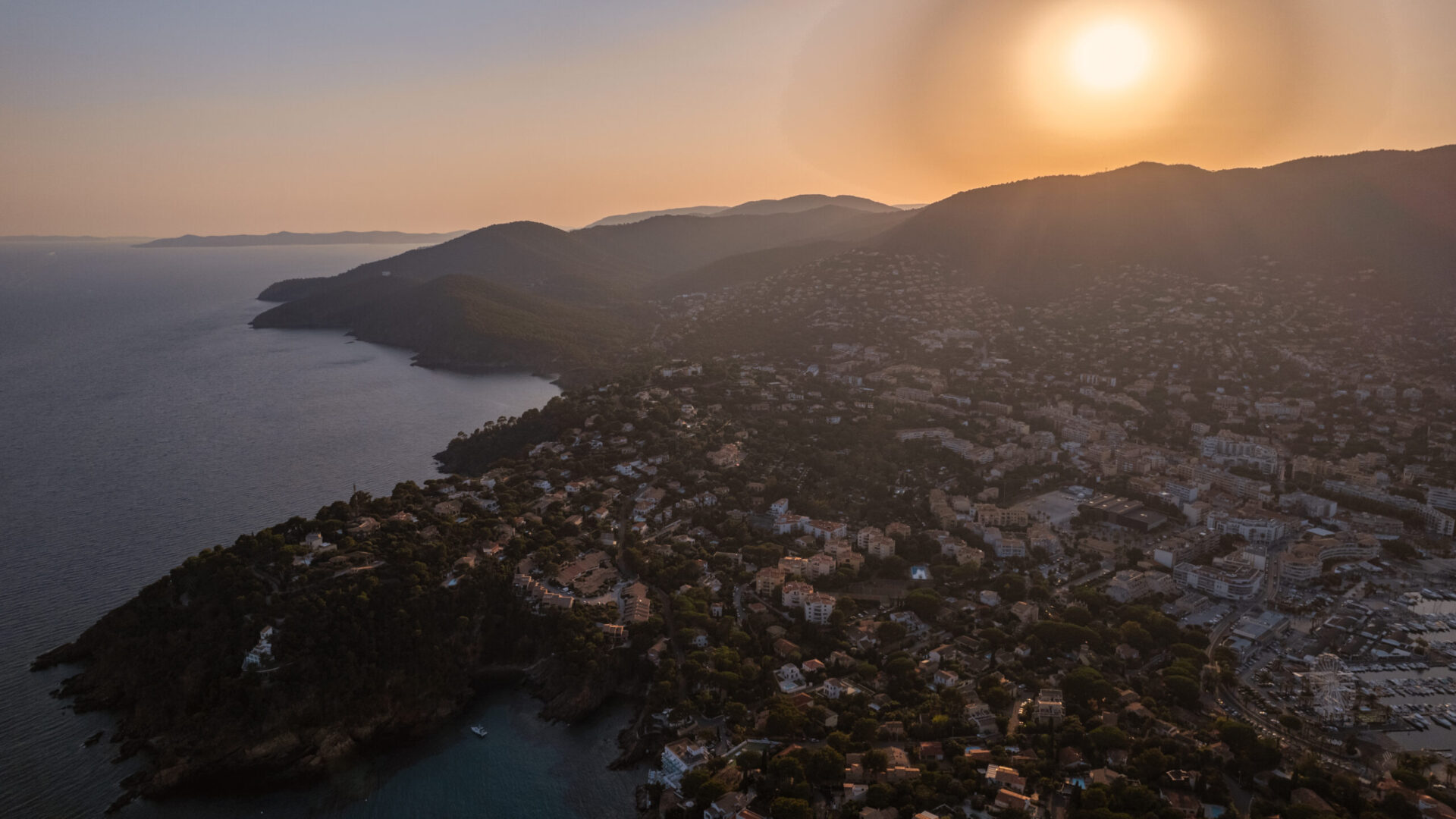 Cavalaire vue du ciel