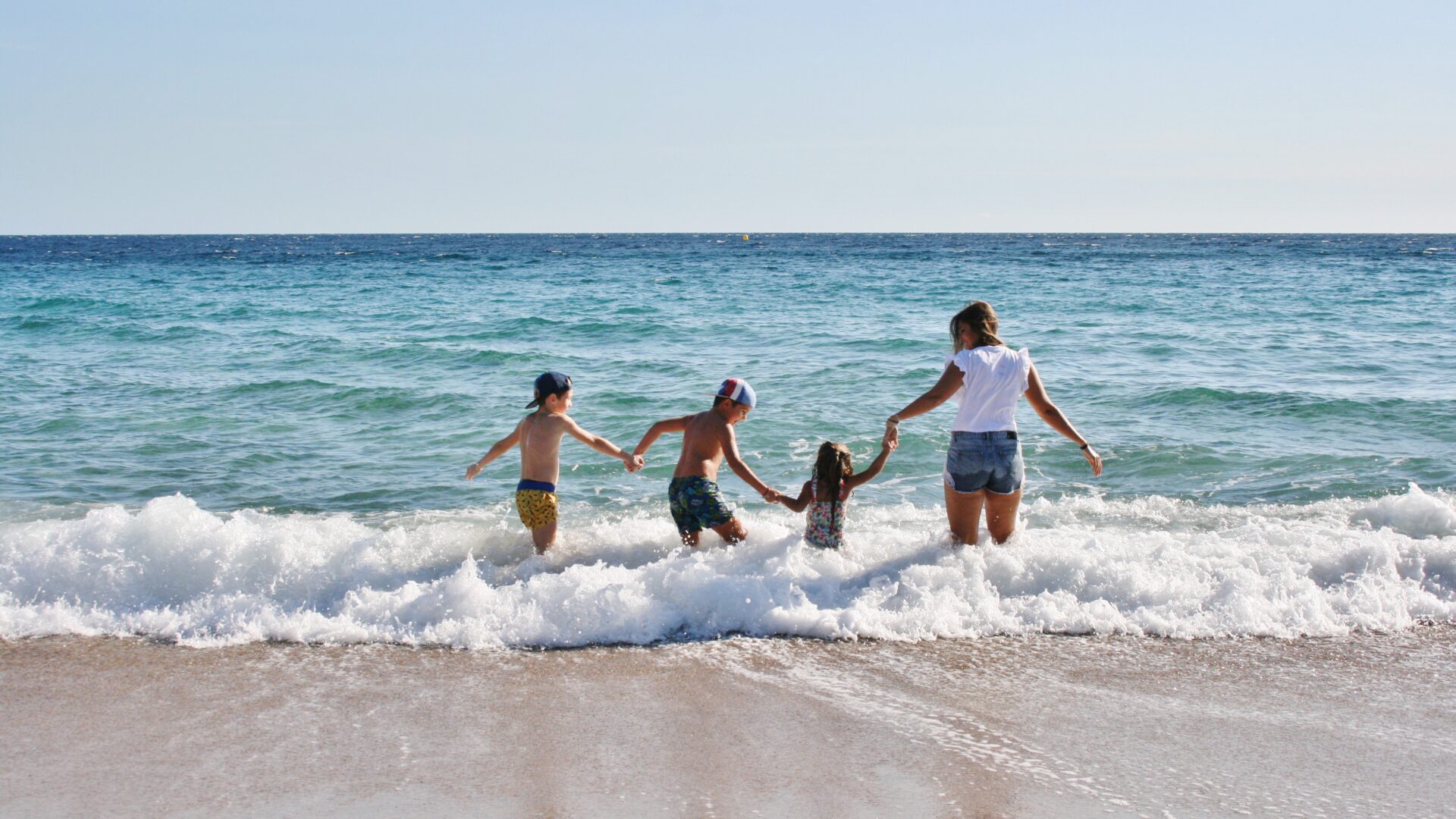 Sortie en famille sur la plage de Bonporteau à Cavalaire dans le Golfe de Saint-Tropez