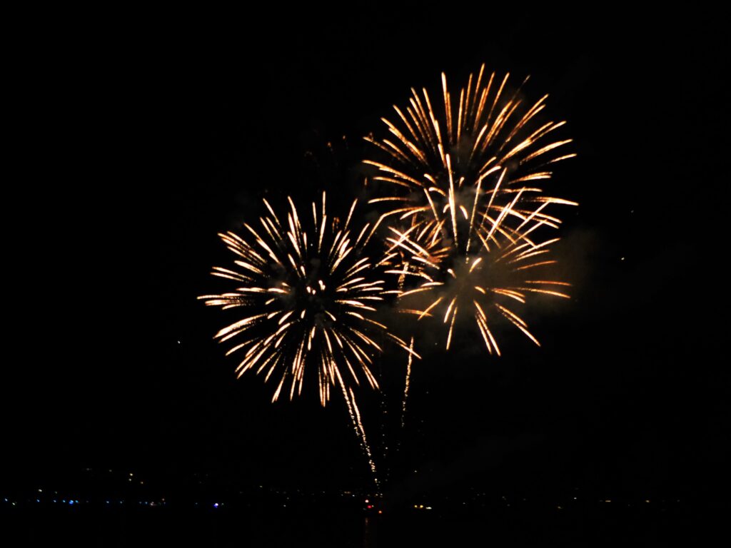 feux d'artifice à Cavalaire