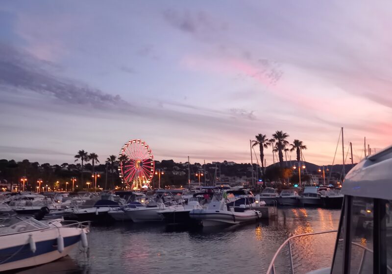 A la tombée de la nuit de Cavalaire