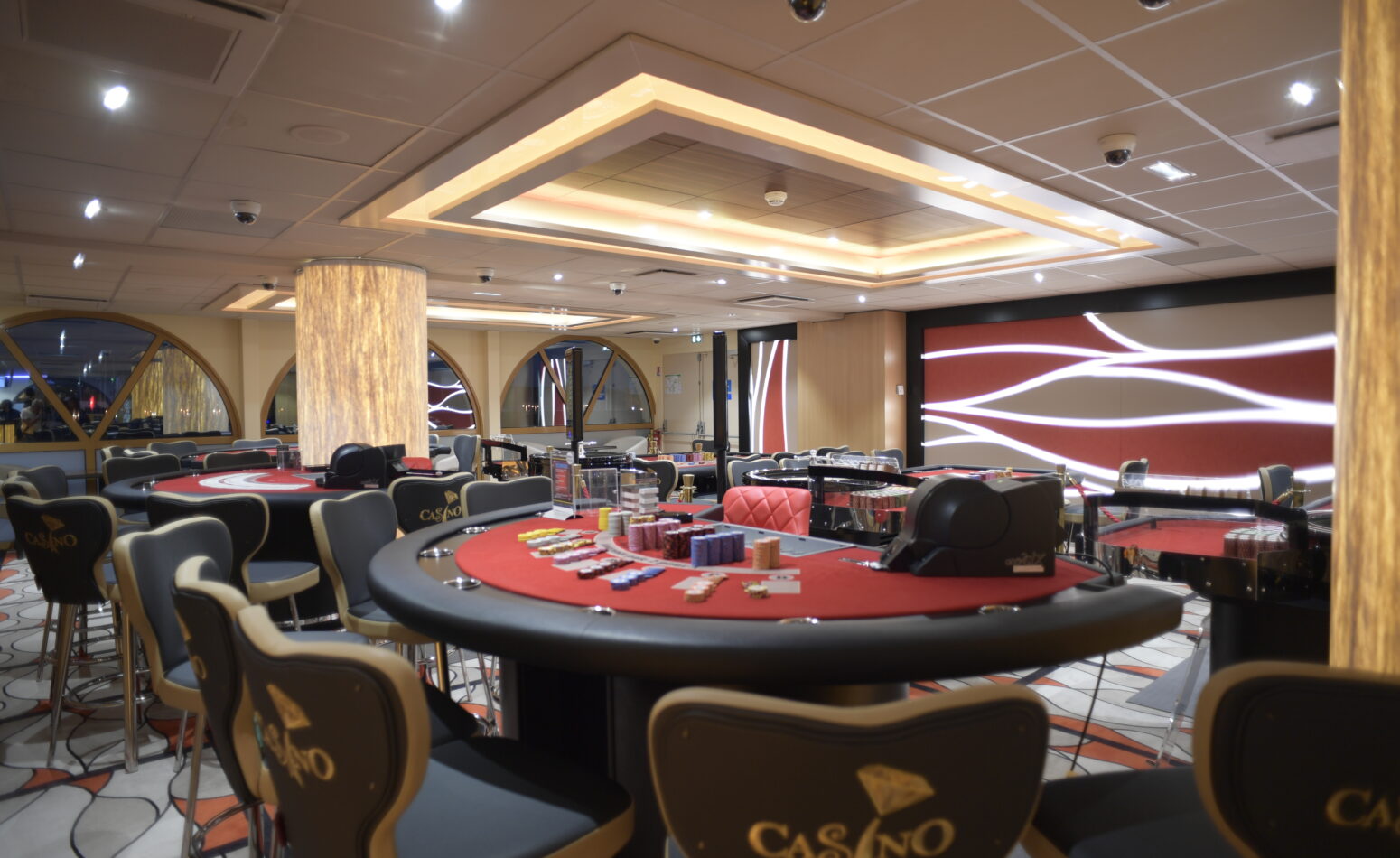 Table de Black Jack dans le Casino de jeux de Cavalaire sur mer