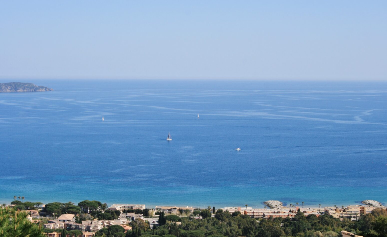 Point de vue du signal sur la Baie de Cavalaire