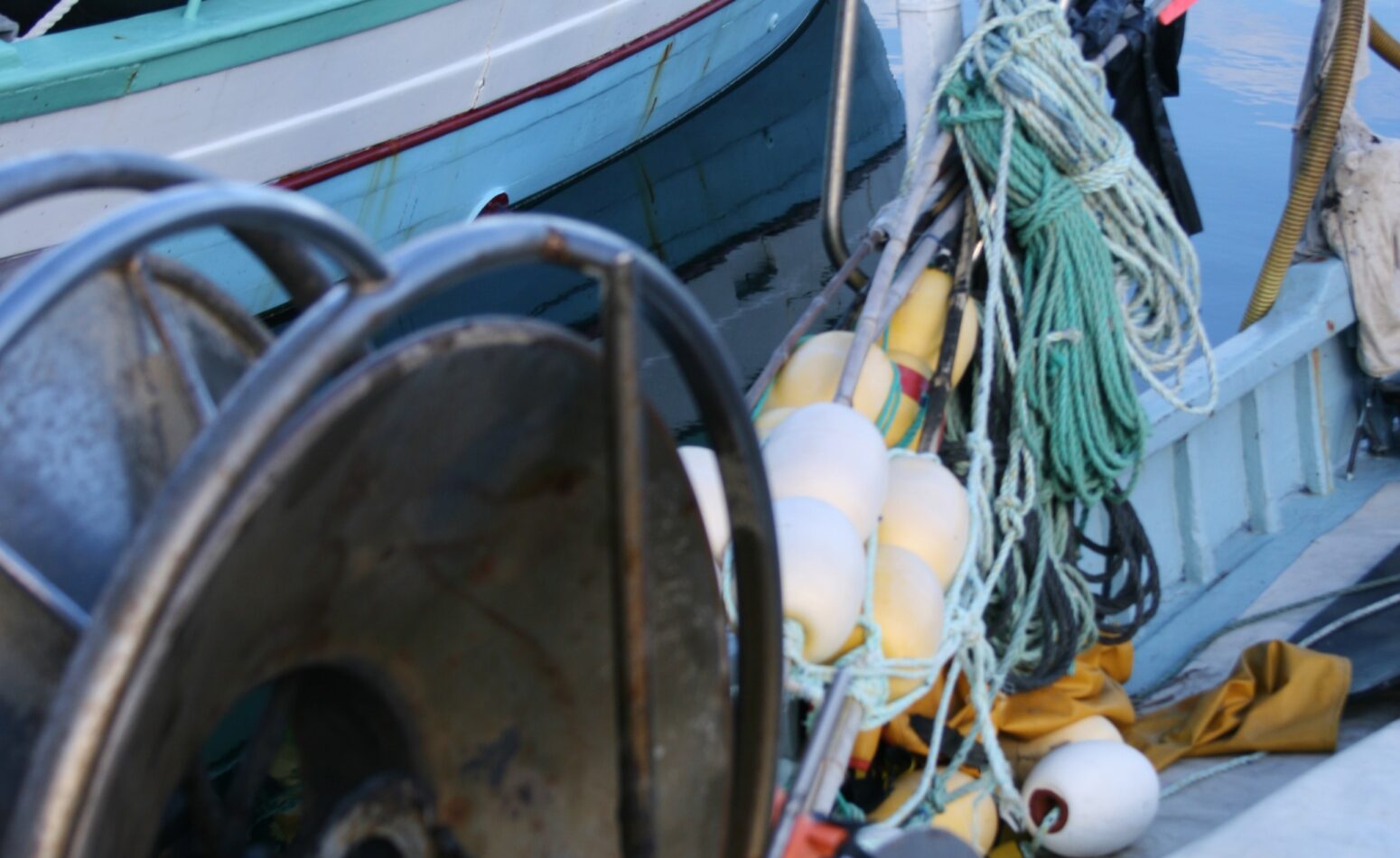 Zoom sur les bateaux de pêche de Cavalaire sur mer