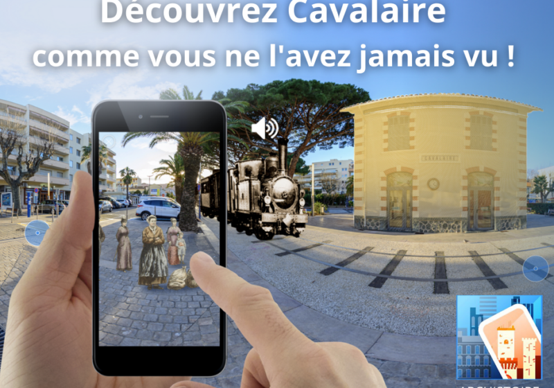 application archistoire pour découvrir la l'histoire de la ville de cavalaire sur place ou à distance