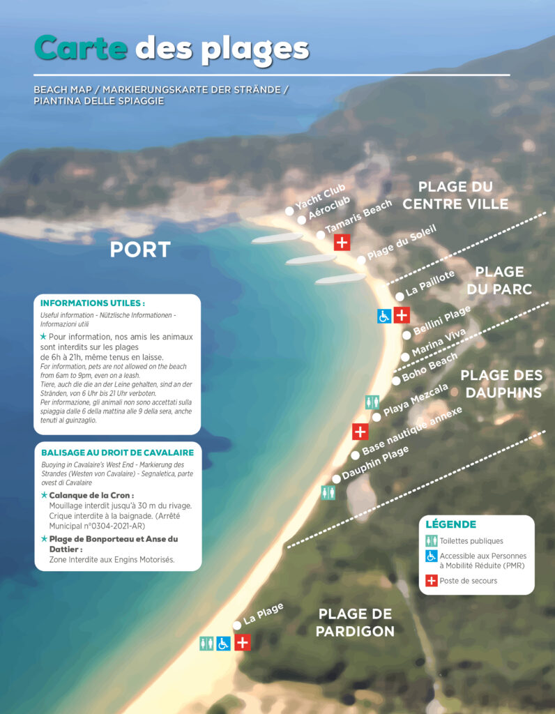 Couverture Plan des plages 2024