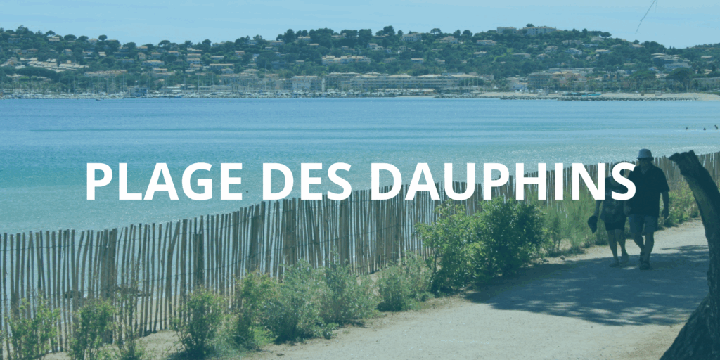 Plage des dauphins à Cavalaire sur mer